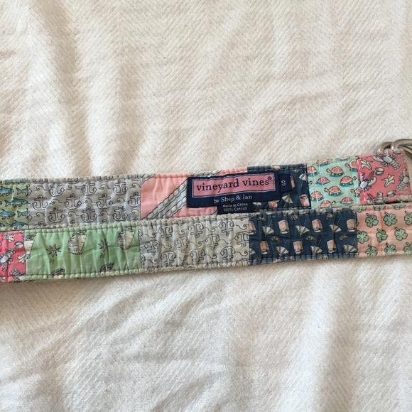 [VINEYARDVINES] Soft fabric patterned belt size S main image 6